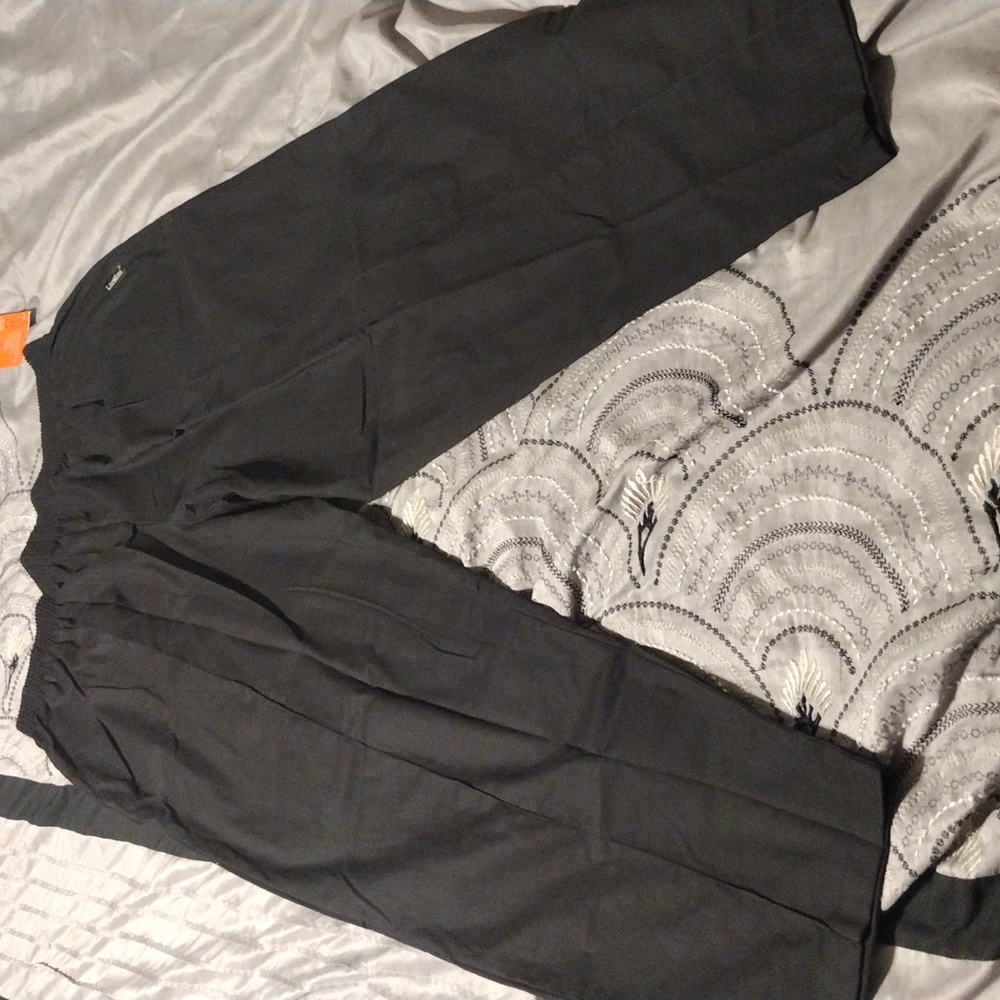 New Landau women's scrub pants two black pair size XXL - Picture 2 of 16